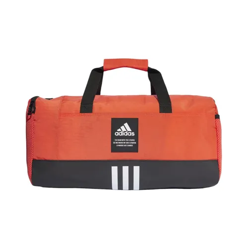 adidas Performance Sporttasche 4ATHLTS Duffelbag - 47,5x23x23cm rot/schwarz/weiß - Sporttasche aus 100% recyceltem Material, ideal für das Gym mit separatem Mesh-Fach für nasse Kleidung, leicht und praktisch mit 25 Litern Volumen.