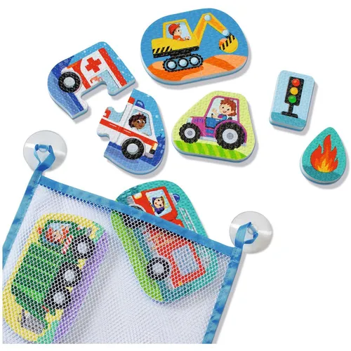 Ravensburger Play+ Mein erstes Bade-Puzzle: Fahrzeuge von Ravensburger