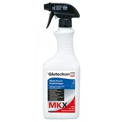 Glutoclean Multi Power Kraftreiniger MKX 750 ml - Reinigungsmittel für abwaschbare Oberflächen, entfernt rückstandsfrei Fette und Nikotin. Ideal zur Vorbereitung von Lackflächen für Folgeanstriche.