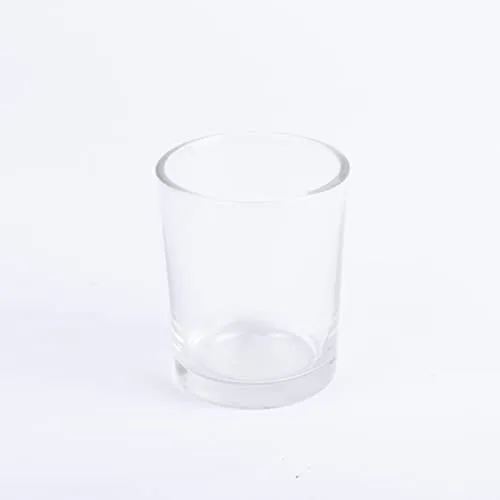 INNA-Glas Teelichthalter Glas Mali, klar, 6,5 cm, Ø5,5 cm - Teelichtglas