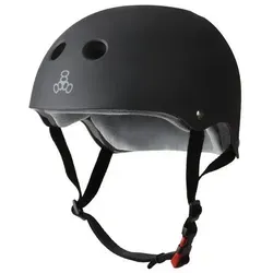 Triple 8 Skatehelm The Certified Sweatsaver, für Kinder und Erwachsene schwarz S/M (53-57cm)