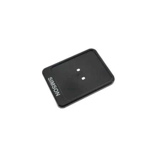 Kennzeichenhalterung, schwarz - Aufdruck: SIMSON - 167x122mm