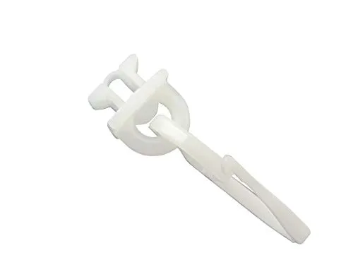 Drehgleiter für Innenlaufkanal - Laufnut 6 mm – Gardinenzubehör, Gardinengleiter 10, 25, 50, 100, 200, 500, 1000 Stück (50 Stück)