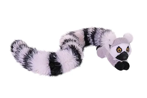 Wild Republic Tailkins Katta, Plüschtier, 101 cm, Kuscheltier, Füllung besteht aus recycelten Wasserflaschen