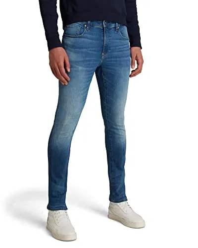 G-STAR RAW Herren Revend Skinny Jeans - Schmale, tief sitzende Passform, eng anliegend vom Oberschenkel bis zum Saum für einen modernen Look.