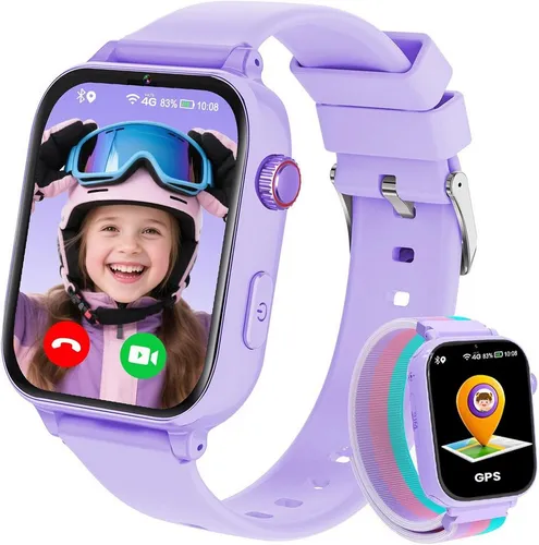 PTHTECHUS Smartwatch für Kinder mit GPS und 4G
