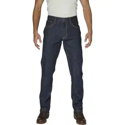 Rokker Revolution Tapered Slim Motorradjeans, blau, Größe 42 für Männer