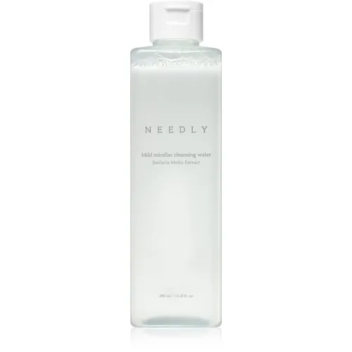 NEEDLY Mild Micellar Cleansing Water 390 ml - Sanfter Make-up Entferner - Anti-Aging-Cremes und Reinigungswasser in einem, entfernt sanft Make-up und Unreinheiten, während Rosmarin-Extrakt und Squalan die Haut pflegen und regenerieren.