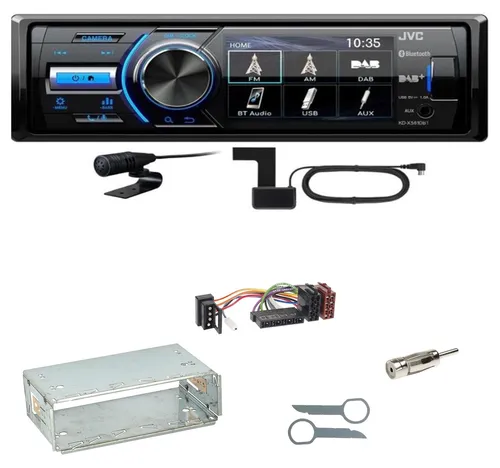 JVC KD-X561DBT Digitalradio Bluetooth Einbauset für Mercedes E-Klasse W124