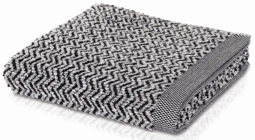 Möve Handtuch Brooklyn, Walkfrottier (1-St), mit Zick-Zack-Muster, Made in Germany