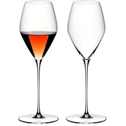 RIEDEL VELOCE ROSÉ Weinglas - Elegantes Weinglas aus bleifreiem Kristall, ideal für Roséweine. Das Design hebt Geschmack und Aroma hervor, perfekt für Weinliebhaber. Spülmaschinenfest und ideal als Geschenk.