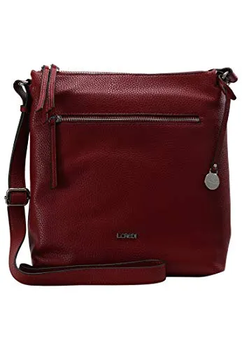 L.Credi Damen New Orleans Umhängetasche Rot - Umhängetasche mit viel Stauraum, ideal für den täglichen Gebrauch und perfekt für einen stylishen Look.
