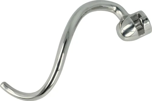 vhbw Knethaken Ersatz für KitchenAid 5K7SDH für Küchenmaschine - Rührhaken, 18 x 6 cm, Edelstahl Silber