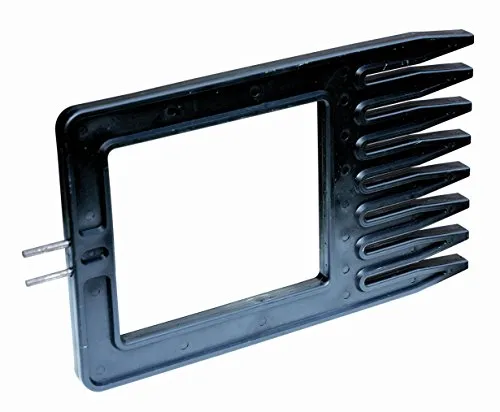 Alberts 611934 Spannkamm - Nagel- & Brecheisen - Hochwertiger Spannkamm aus schwarzem Kunststoff zur Straffung von Schweißgittern, ideal für perfekte Ergebnisse in der Metallverarbeitung.