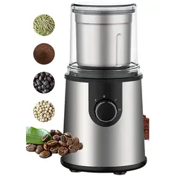 Elektrische Kaffeemühle mit Edelstahlklingen – 360 W, 80 g Kapazität