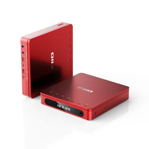 FiiO DM13 Tragbarer CD-Player mit Bluetooth (Rot)