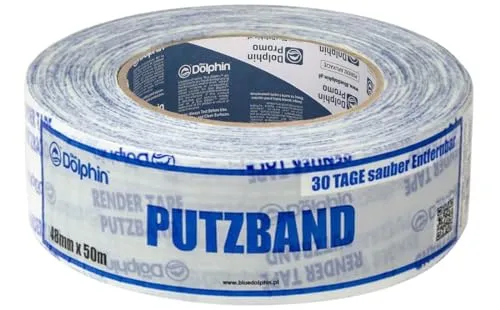Blue Dolphin Putzband weiß 48mm x 33m