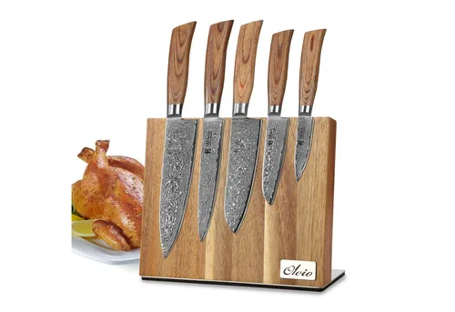 Wakoli Edib Pro 5er Damastmesser-Set mit Holzbox von Wakoli