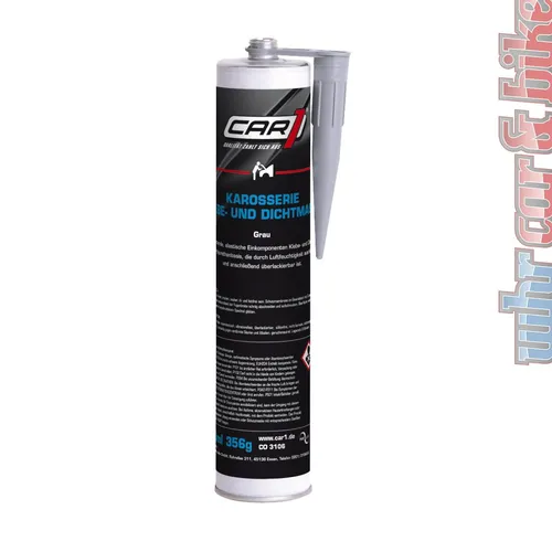 Karosseriekleber Dichtmasse grau Klebemasse 310ml Kartusche Car1 überlackierbar