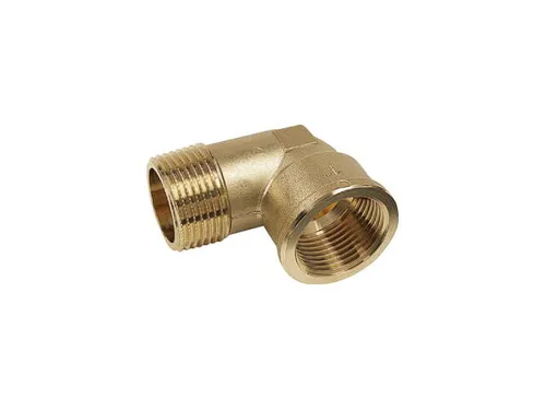 Winkel Rotguss, Nr.3092, 90 Grad, IG/AG 1 Kupferrohre Schraubfittings