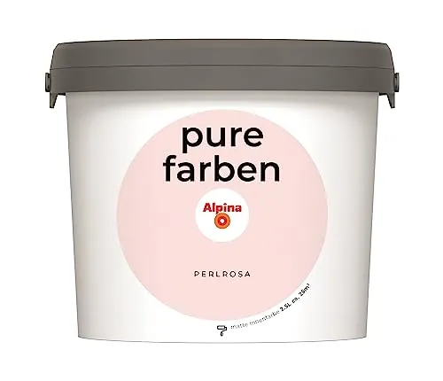 Produktbild Alpina pure farben Wandfarbe – Perlrosa