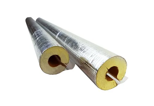 Scorprotect® Steinwolle Alu PUR Rohrisolierung mit Gewebemantel selbstklebend