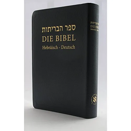 Die Bibel: Hebräisch-Deutsch mit weichem Leder und Goldschnitt