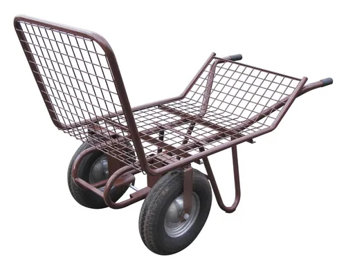 Müba Allzweckkarre mit Gitterauflage und 2 Rädern - 72720 - Robuste Allzweckkarre für vielseitige Transportaufgaben, ideal für Garten, Baustelle und mehr, mit stabiler Gitterauflage.