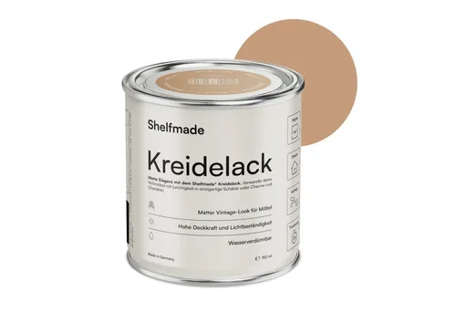 shelfmade Kreidefarbe Kreidefarbe Möbel Shabby Chic Holzlack DIY - Chalk Paint matter Look