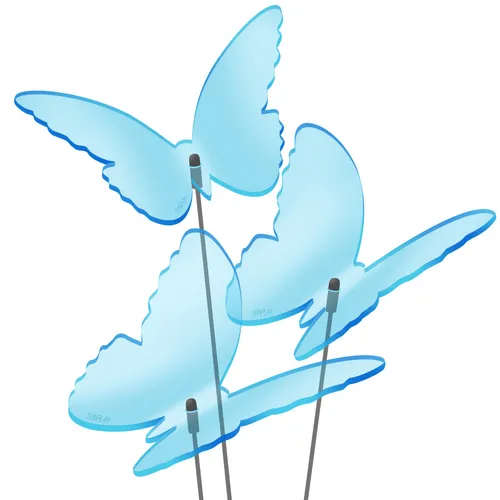 Gartendeko Blau von Sunplay