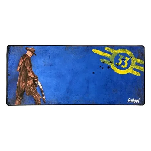 Fallout XL Mousepad Cooper Shots 80 x 30 cm – Stylisches Gaming-Zubehör - Großes Mauspad (80 x 30 cm) mit einzigartigem Design und rutschfester Unterseite für stabilen Halt. Ideal für Gaming und Büro, sorgt für reibungsloses Gleiten der Maus.