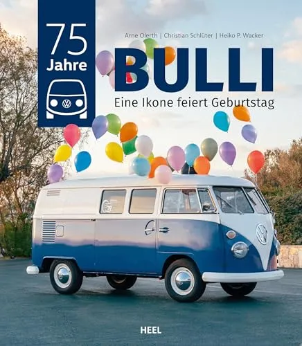 VW-Bus-Jubiläumsbuch 75: Jahre VW-Bulli - Feiere 75 Jahre VW-Bulli mit diesem Jubiläumsbuch, das die Geschichte und Kultstatus des VW-Busses in der Kategorie Freizeit, Haus & Garten eindrucksvoll dokumentiert.