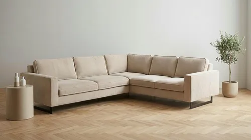 Places of Style Ecksofa Pinto XXL, 250/290 cm in beige von Home Affaire