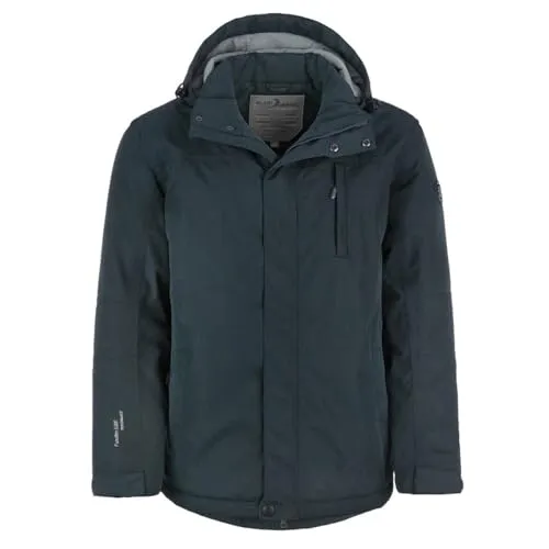 Blue Wave Herren Funktionjacke Chris - Wetterfeste Outdoorjacke mit abnehmbarer Kapuze in Marine Größe XL - Funktionsjacke mit 5000 mm Wassersäule, atmungsaktiv und ideal für Outdoor-Aktivitäten. Praktische Taschenlösungen und anpassbare Passform sorgen für höchsten Tragekomfort.