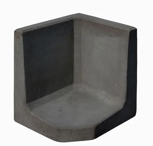 L-Steine L-STEIN- ECKE ANTHRAZIT 50/50/50/7 CM von Diephaus