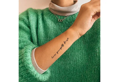 Inkster Schmuck-Tattoo Hochwertige temporäre Tattoos, Vegane & EU-Kosmetikzertifizierte Farbe