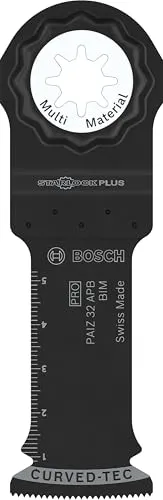 Bosch 1x PRO Multi Material PAIZ 32 APB Blatt für Multifunktionswerkzeuge (für Holz mit Nägeln, Sandwich-Metall, Breite 32 mm, Professional Zubehör Multifunktionswerkzeug)