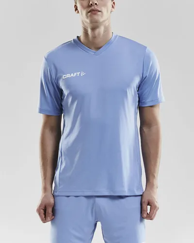 Craft Sport-Tshirt (Trikot) Squad Solid - lockere Schnitt, schnelltrocknend - hellblau Herren, Größe: M