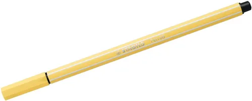 STABILO Filzstift Premium-Filzstift Pen 68 hellgelb (10 Stück)