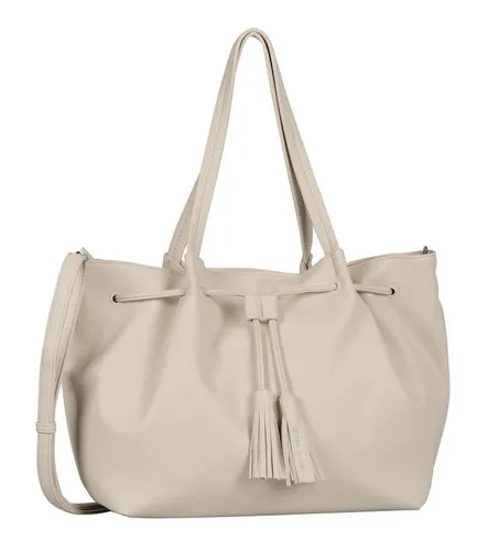 TOM TAILOR CAMILLA Damen Shopper mit Reißverschluss, Off White - Damen-Shopper mit Reißverschluss, ideal für den Alltag und stylish im Frühjahr/Sommer 2023 – ein Must-Have für jede Modebewusste!