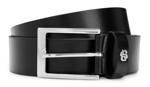 BOSS Emal-B_Sz35 Herren-Gürtel - Hochwertiger Gürtel aus 100% Rindsleder, ideal für stilvolle Outfits und Langlebigkeit.