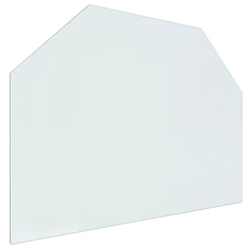 vidaXL Kaminofen Glasplatte Sechseck 80x60cm von vidaXL