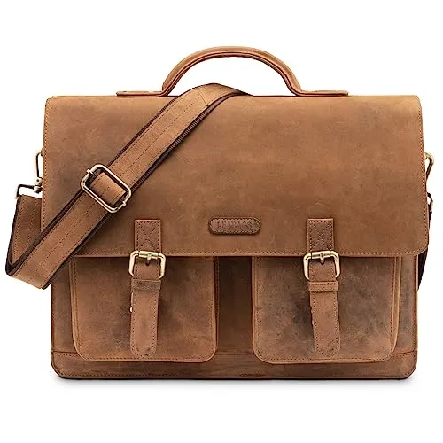 LEABAGS Leder Aktentasche