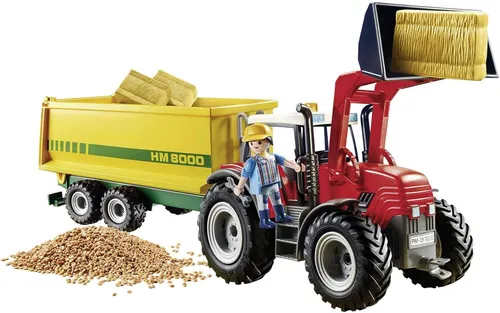 Produktbild PLAYMOBIL® 70131 Country Großer Traktor mit Anhänger