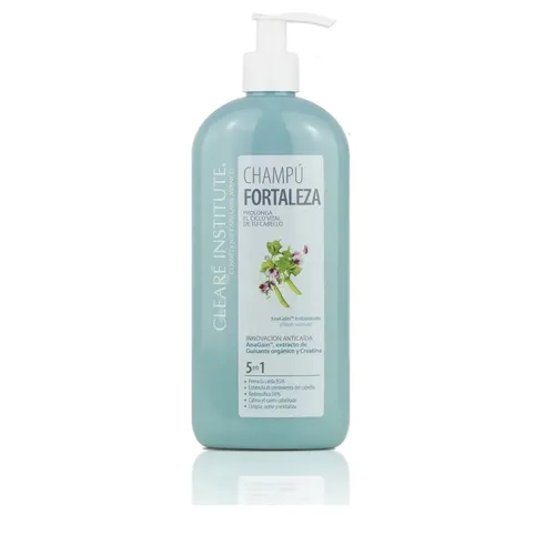 Cleare Institut Cleare Champu Fortaleza Anticaida 400ml - Shampoo zur Stärkung und Bekämpfung von Haarausfall, mit Kreatin und Bio-Erbsensprossen-Extrakt für gesunde, kräftige Haare. Ideal für alle Haartypen.
