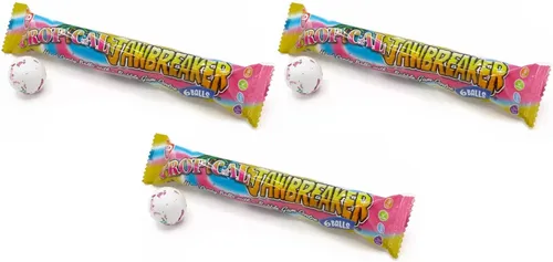 3X Zed Candy Tropische Jawbreaker 6 Bälle Packungen Neuheit Kaugummi Süßigkeiten