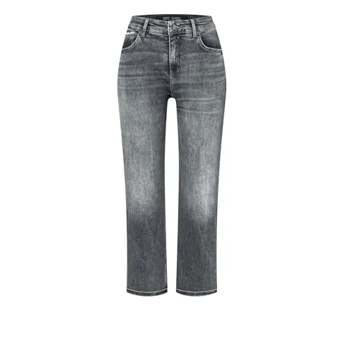 MAC 5-Pocket-Jeans STRAIGHT mit Stretch grau 36 in grau von MAC Jeans