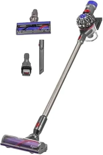 Dyson V8 Origin Beutel- und kabelloser Handstaubsauger (inkl. Elektrobürste mit Direktantrieb, Kombi-Zubehördüse, inkl. Nickel-Kobalt-Aluminium-Akku, Wandhalterung und Ladestation)