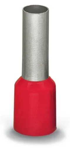 WAGO 216-209 Aderendhülse 10 mm² Teilisoliert Rot 100 St.