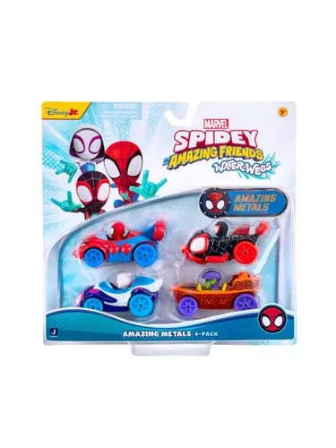 Disney Spidey Amazing Metals Car 4 Pack von Marvel